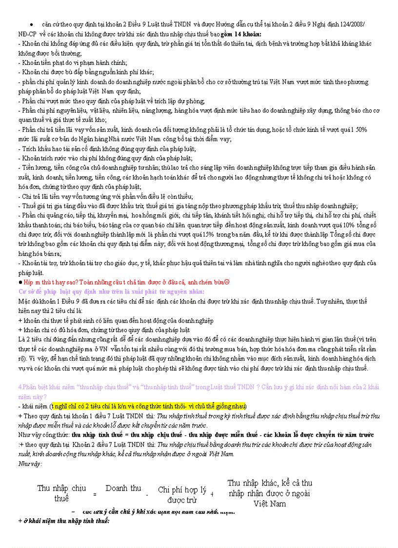 image for page Tài liệu tổng hợp ôn tập môn Thuế