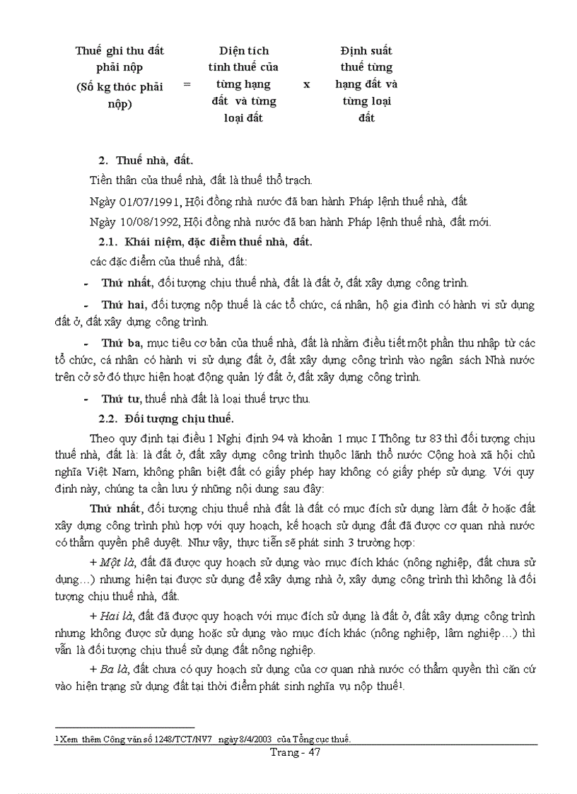 image for page Luật thuế Đề cương bài giảng Phần 1