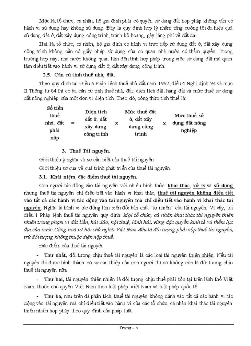 image for page Luật thuế Đề cương bài giảng Phần 3