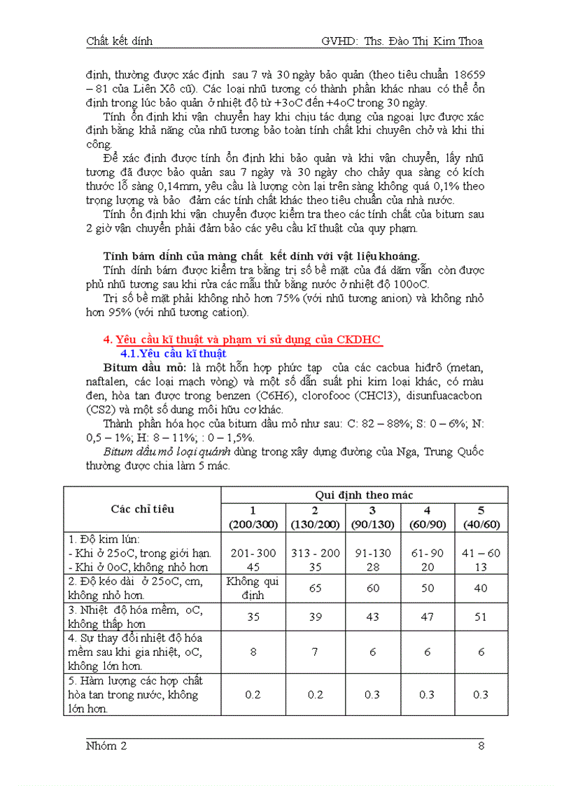image for page Chất kết dính hữu cơ