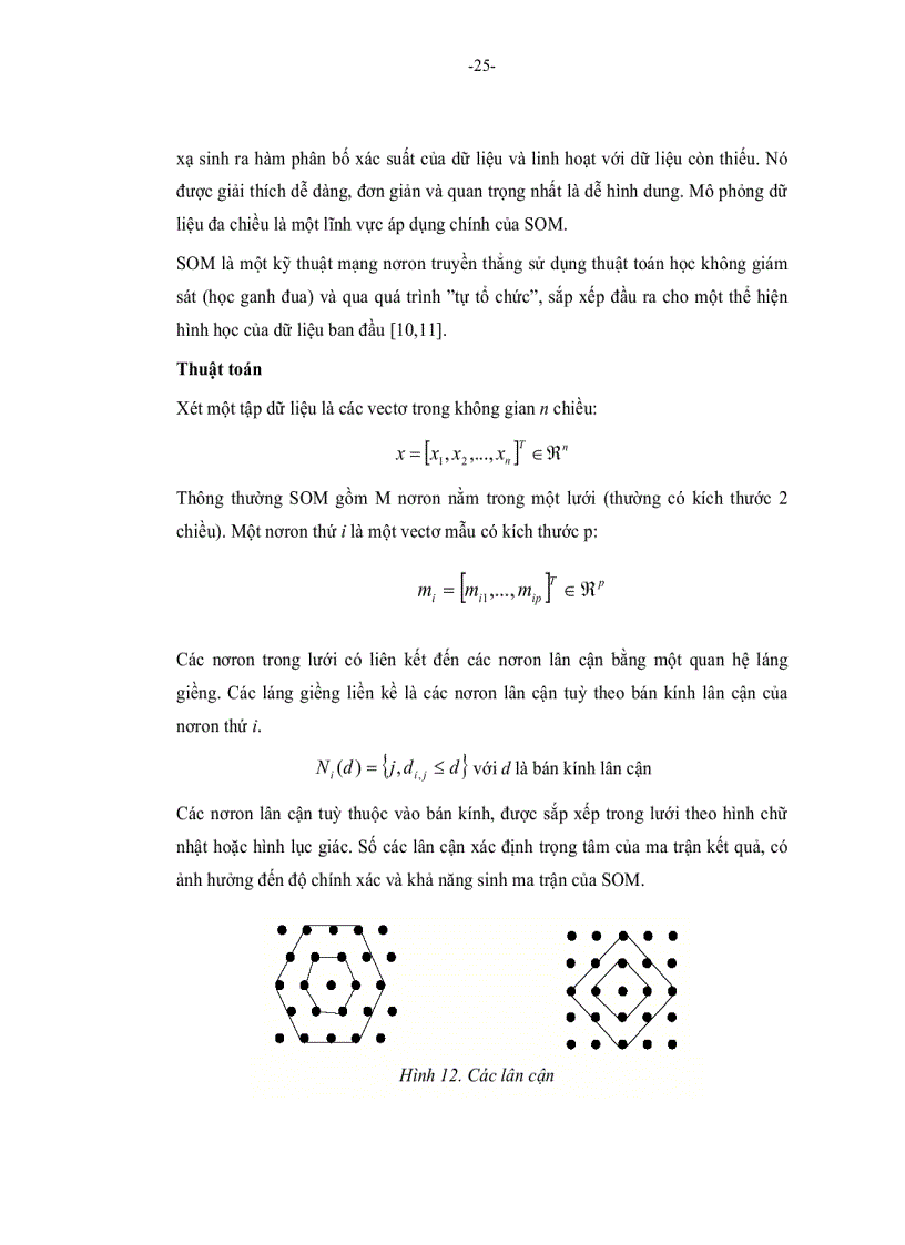 image for page Học mạng nơron theo mô hình SOM và ứng dụng trong bài toán quản lý khách hàng vay vốn Ngân hàng