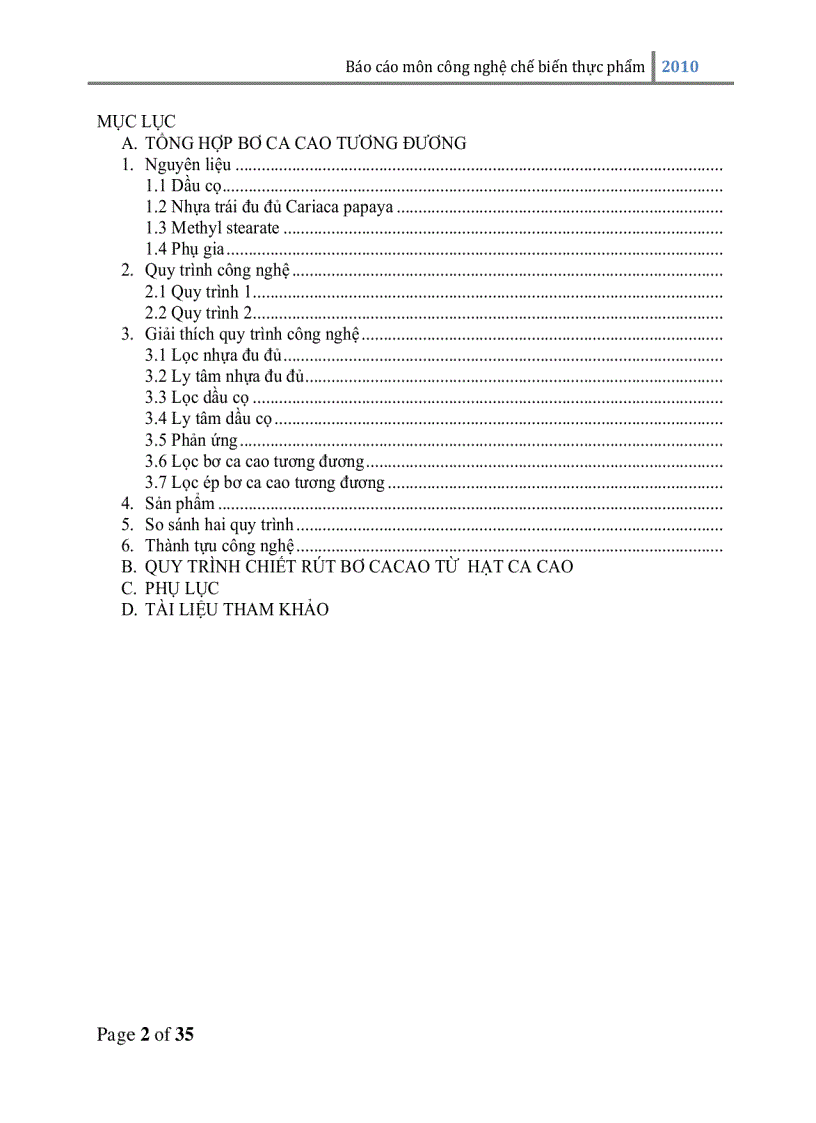 image for page Quy trình sản xuất bơ ca cao nhân tạo