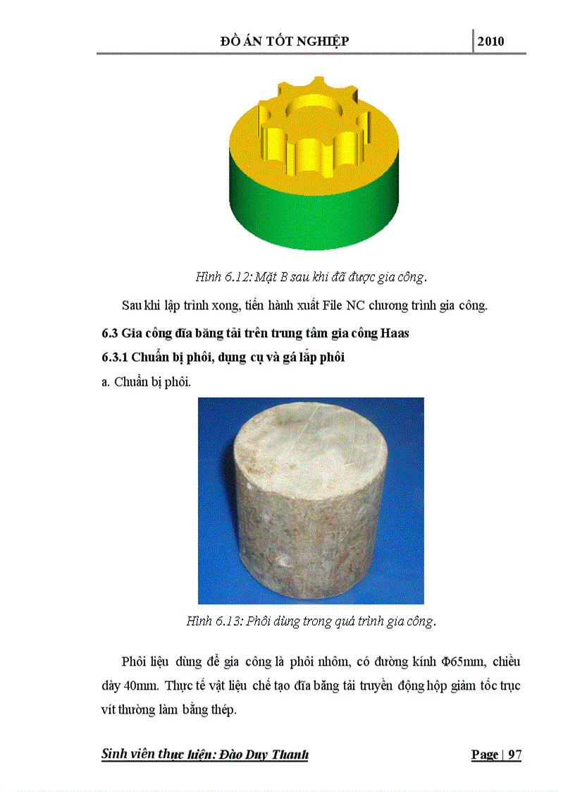 image for page Thiết kế và chế tạo đĩa băng tải truyền động hộp giảm tốc trục vít mini trên trung tâm gia công haas