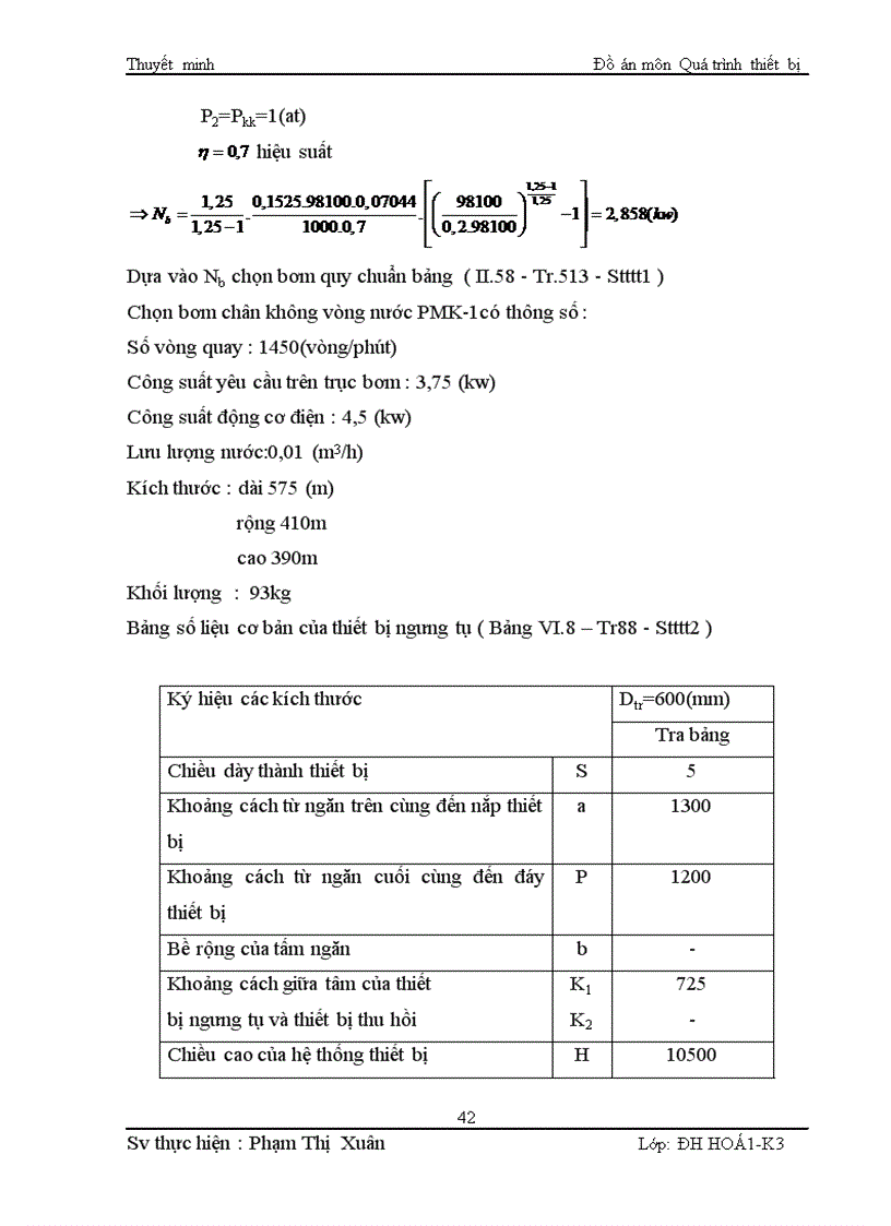image for page Thiết kế hệ thống cô đặc hai nồi xuôi chiều thiết bị cô đặc ống tuần hoàn ngoài dùng cho cô đặc dung dịch KOH với năng suất 11000 kg h chiều cao ống gia nhiệt h 2m