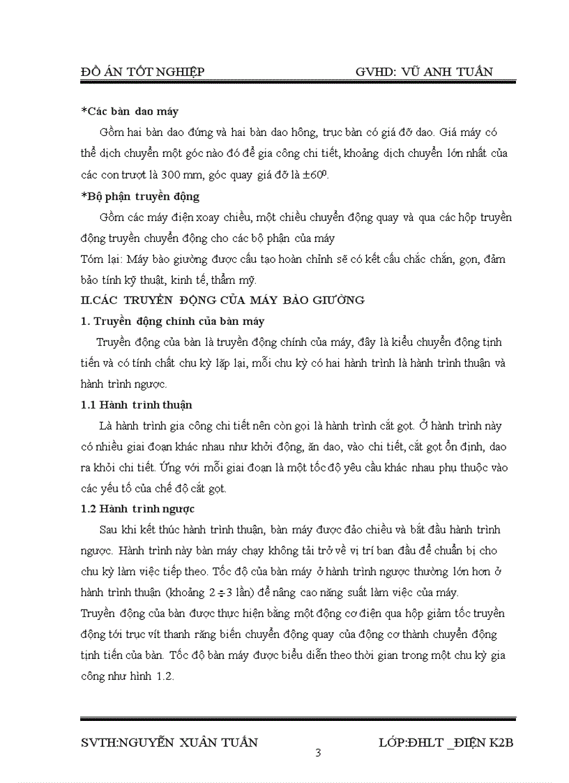 image for page Thiết kế hệ truyền động chính của máy bào giường dùng hệ chỉnh lưu động cơ một chiều