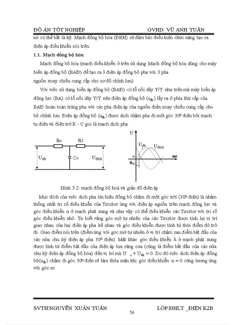 image for page Thiết kế hệ truyền động chính của máy bào giường dùng hệ chỉnh lưu động cơ một chiều