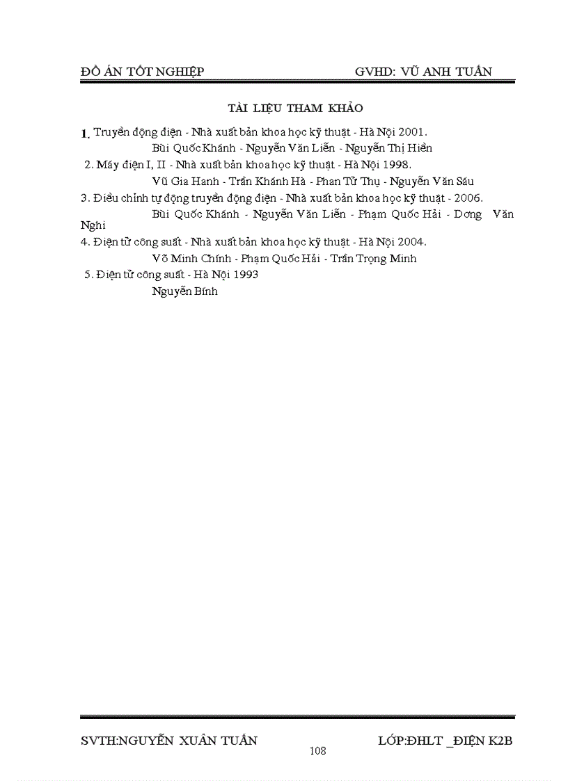 image for page Thiết kế hệ truyền động chính của máy bào giường dùng hệ chỉnh lưu động cơ một chiều