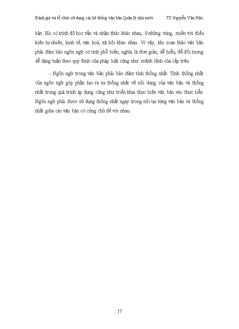 image for page Đánh giá và tổ chức sử dụng các hệ thống văn bản Quản lý nhà nước