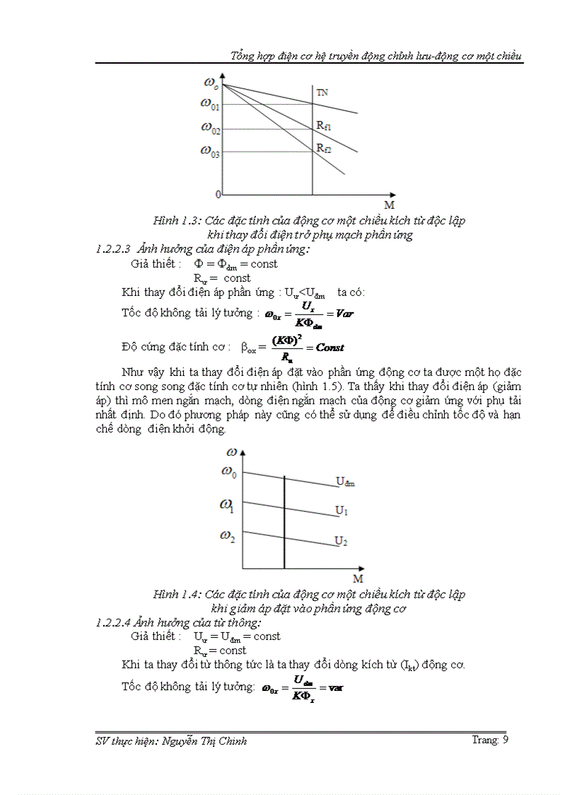 image for page Quy trình công nghệ của thiết kế hệ thống truyền động chỉnh lưu động cơ một chiều