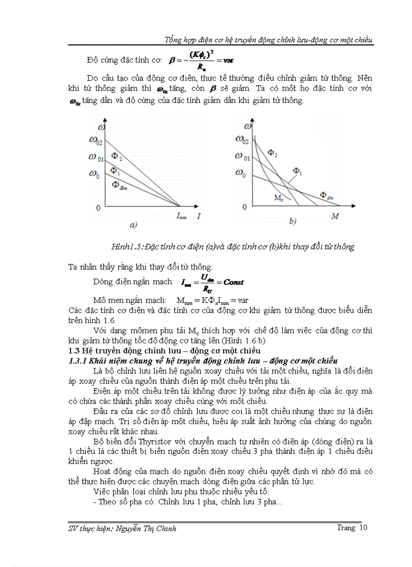 image for page Quy trình công nghệ của thiết kế hệ thống truyền động chỉnh lưu động cơ một chiều