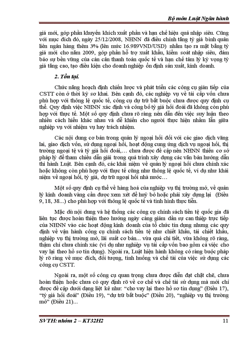 image for page Sự vận hành các biện pháp và công cụ thực hiện chính sách tiền tệ quốc gia của ngân hàng nhà nước