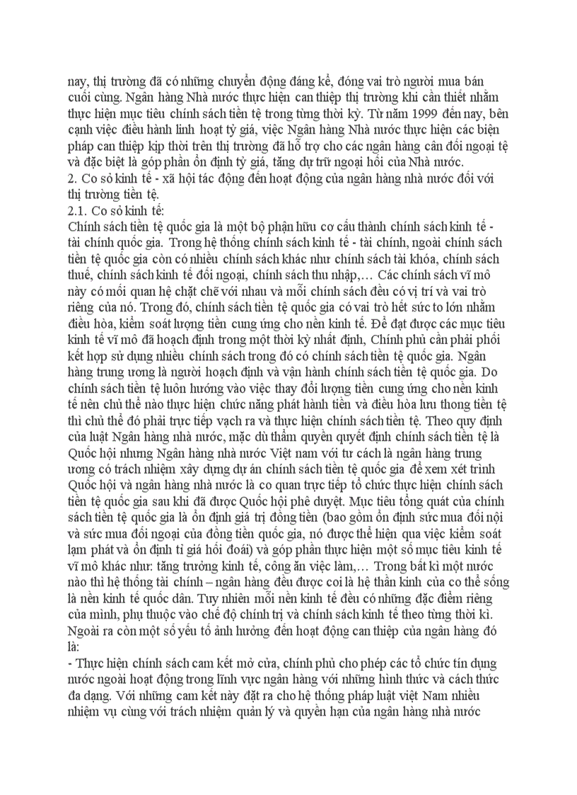 image for page Tìm hiểu các hoạt động can thiệp của Ngân hàng nhà nước đối với thị trường tiền tệ