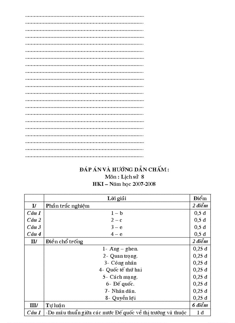 image for page Đề kiểm tra học kì I môn sử năm 2010 2011