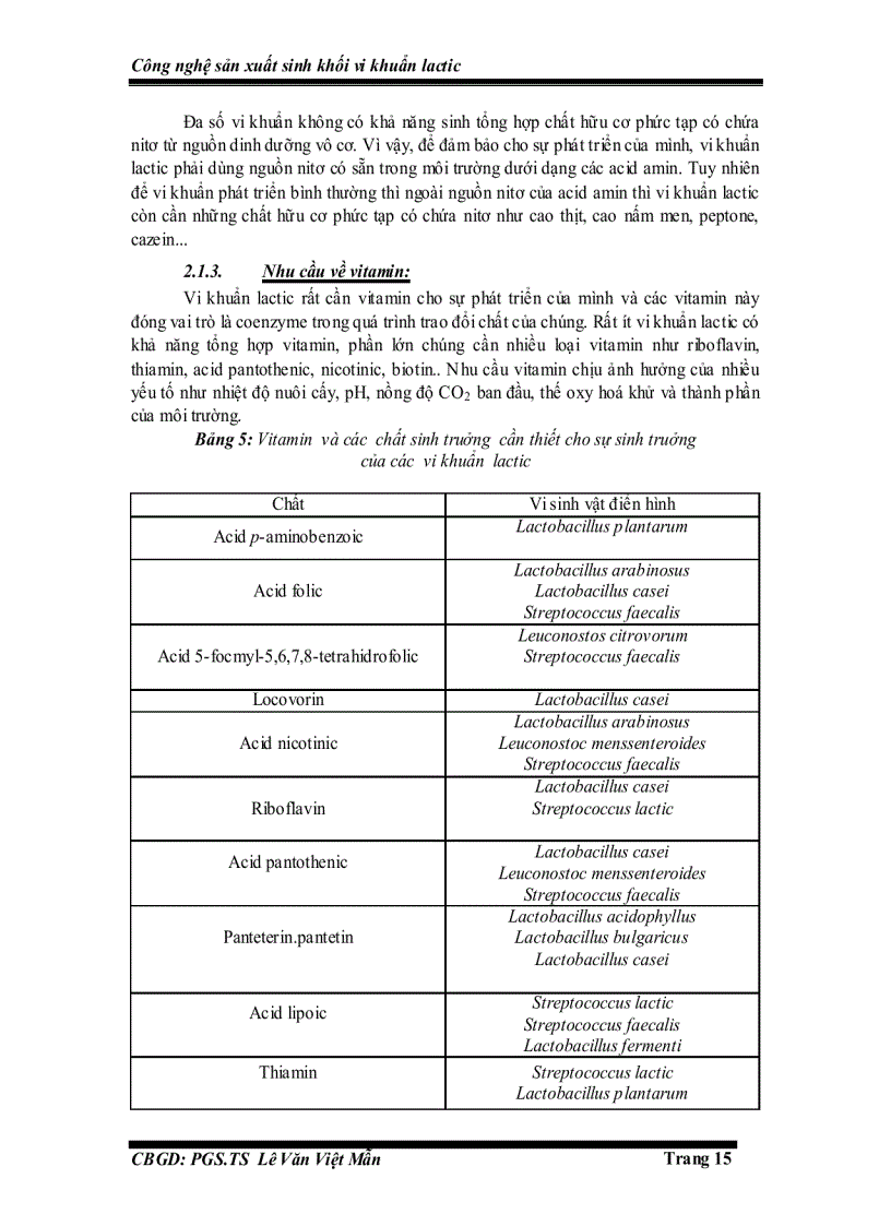 image for page Công nghệ lên men sản xuất sinh khối vi khuẩn lactic