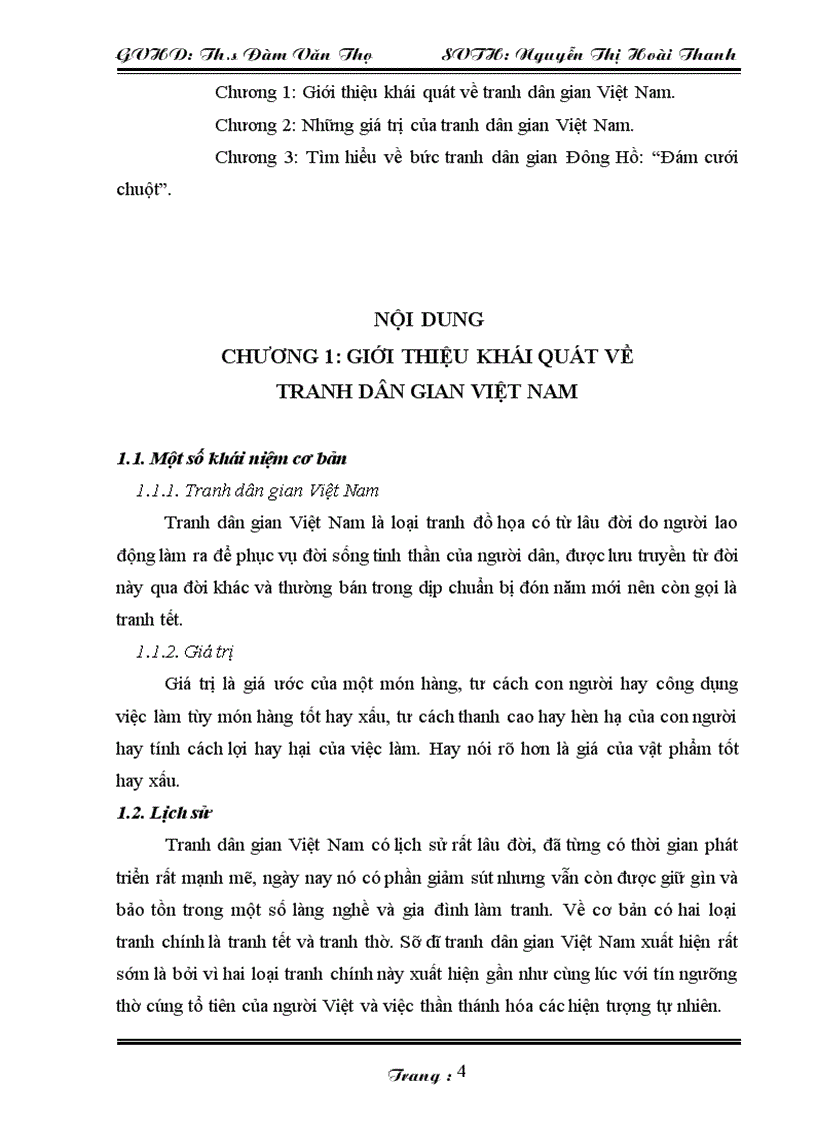 image for page Phân tích những giá trị của tranh dân gian Việt Nam