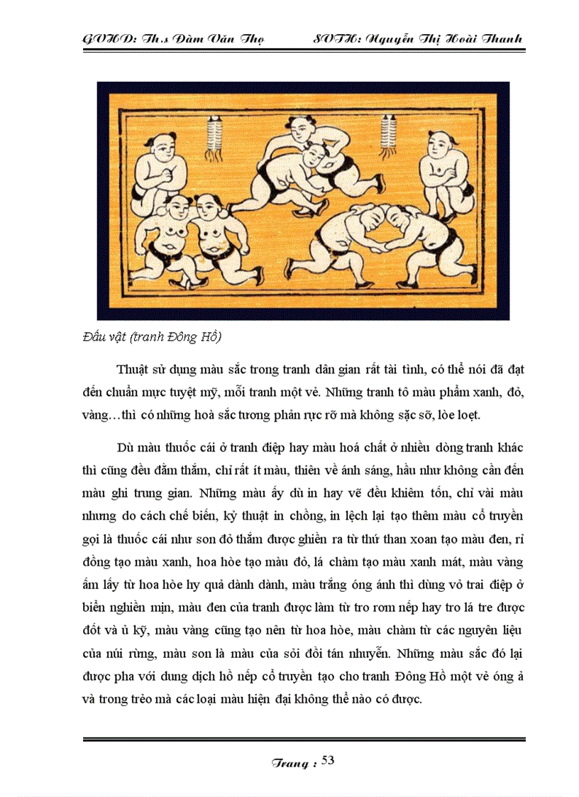 image for page Phân tích những giá trị của tranh dân gian Việt Nam