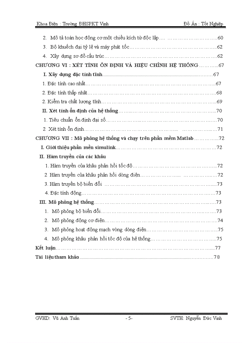 image for page Thiết kế hệ truyền động ăn dao máy mài 3A130 dùng hệ T Đ