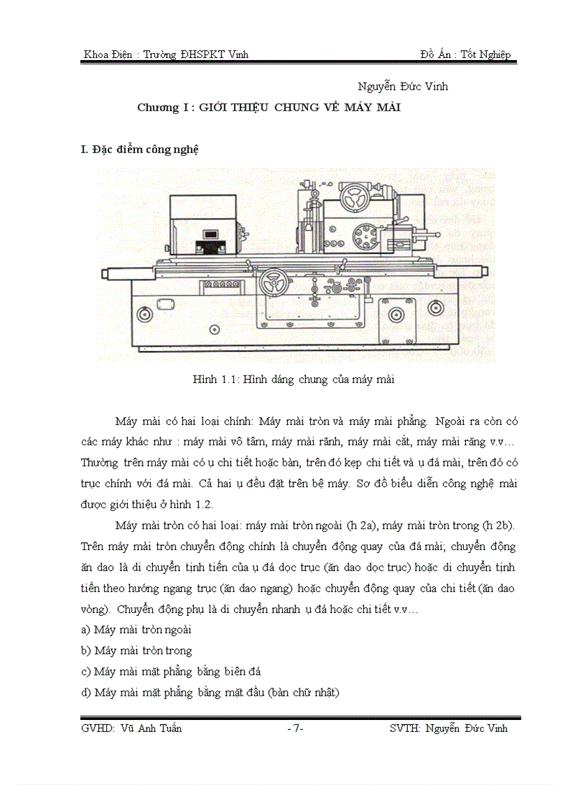 image for page Thiết kế hệ truyền động ăn dao máy mài 3A130 dùng hệ T Đ