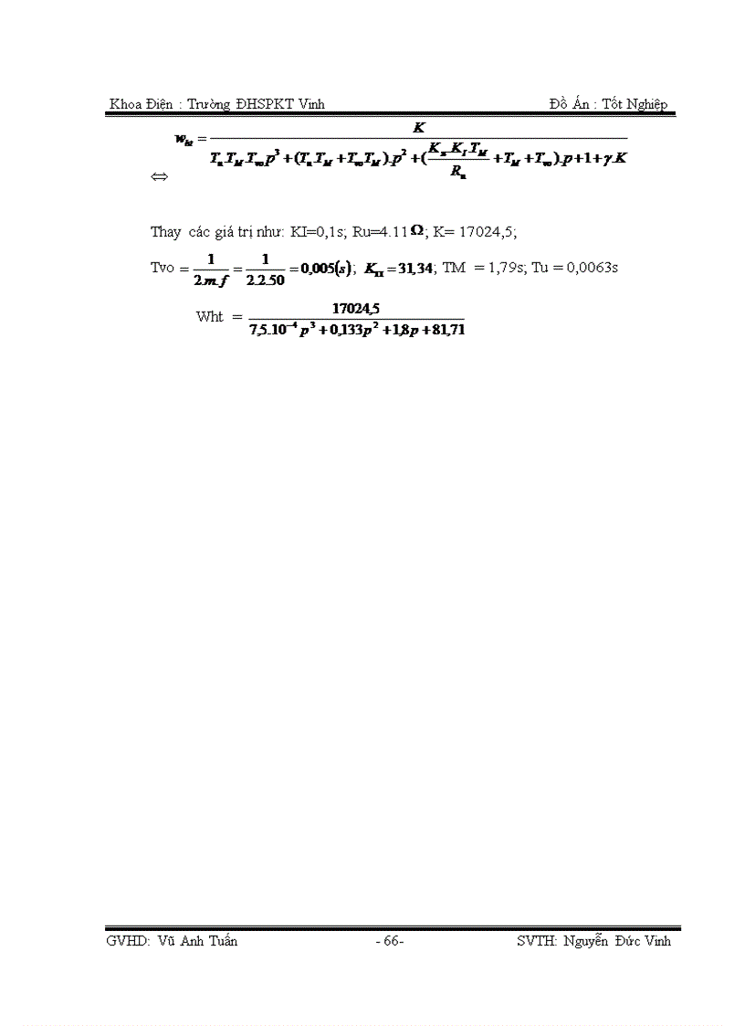 image for page Thiết kế hệ truyền động ăn dao máy mài 3A130 dùng hệ T Đ