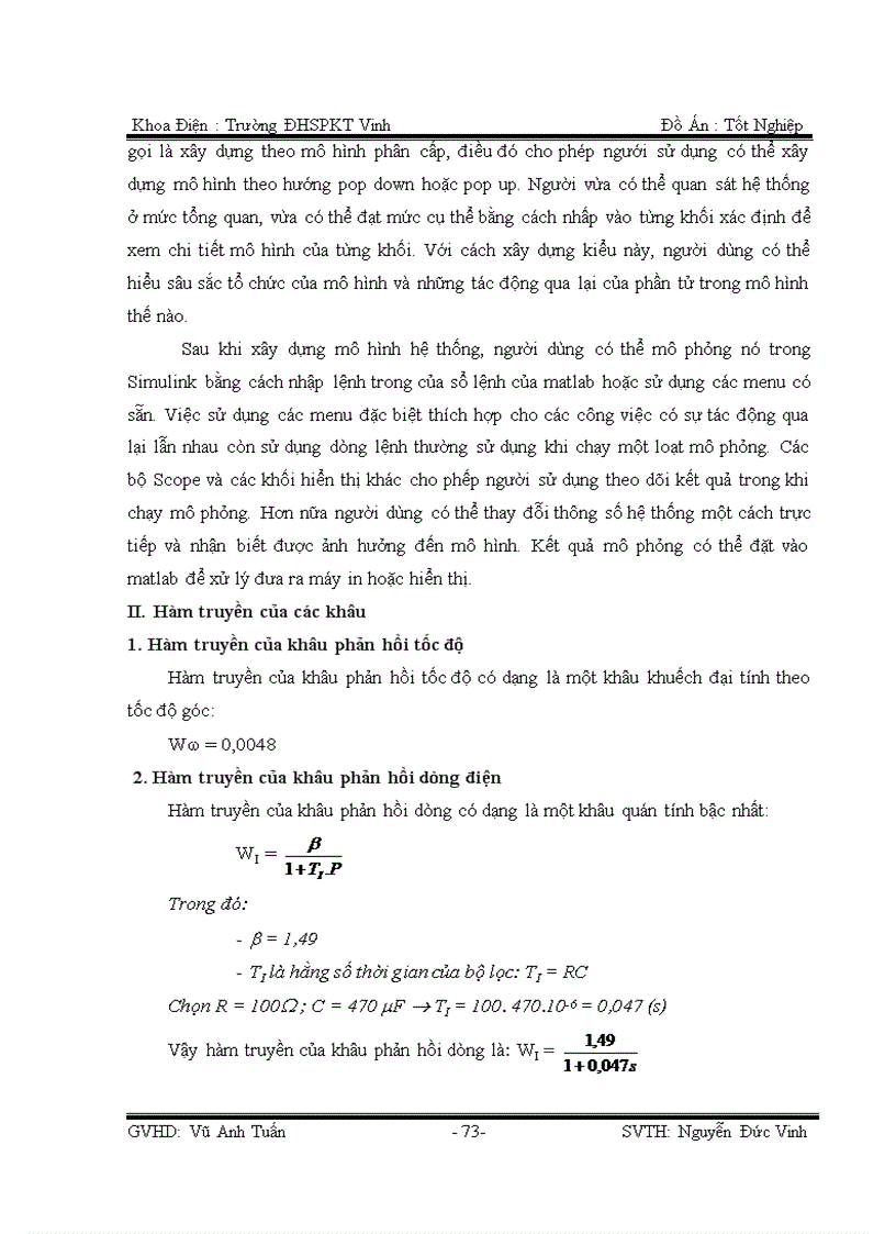 image for page Thiết kế hệ truyền động ăn dao máy mài 3A130 dùng hệ T Đ