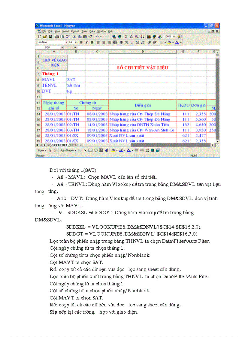 image for page Xây dựng công cụ hạch toán kế toán vật liệu công cụ dụng cụ bằng phần mềm ứng dụng ms excel