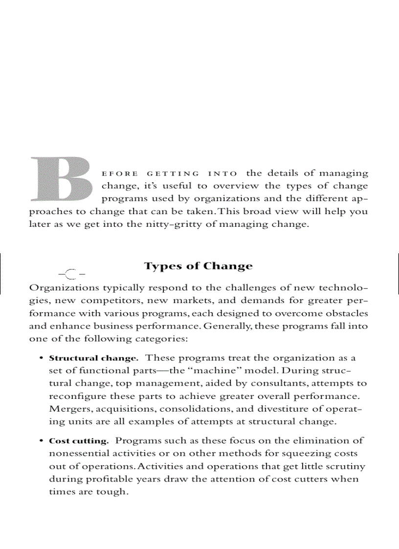 image for page Managing Change and Transition Harvard Business Essentials