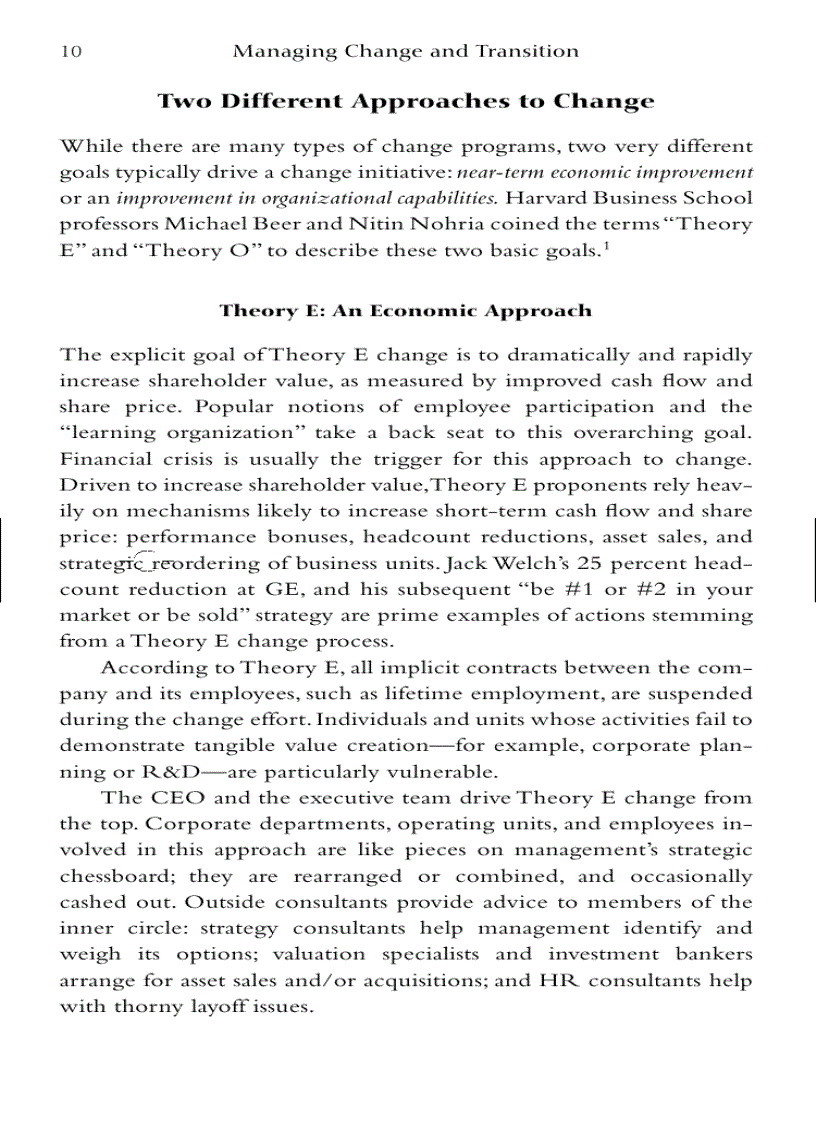 image for page Managing Change and Transition Harvard Business Essentials