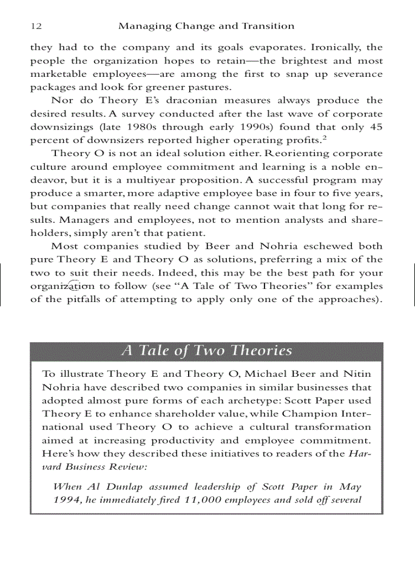image for page Managing Change and Transition Harvard Business Essentials