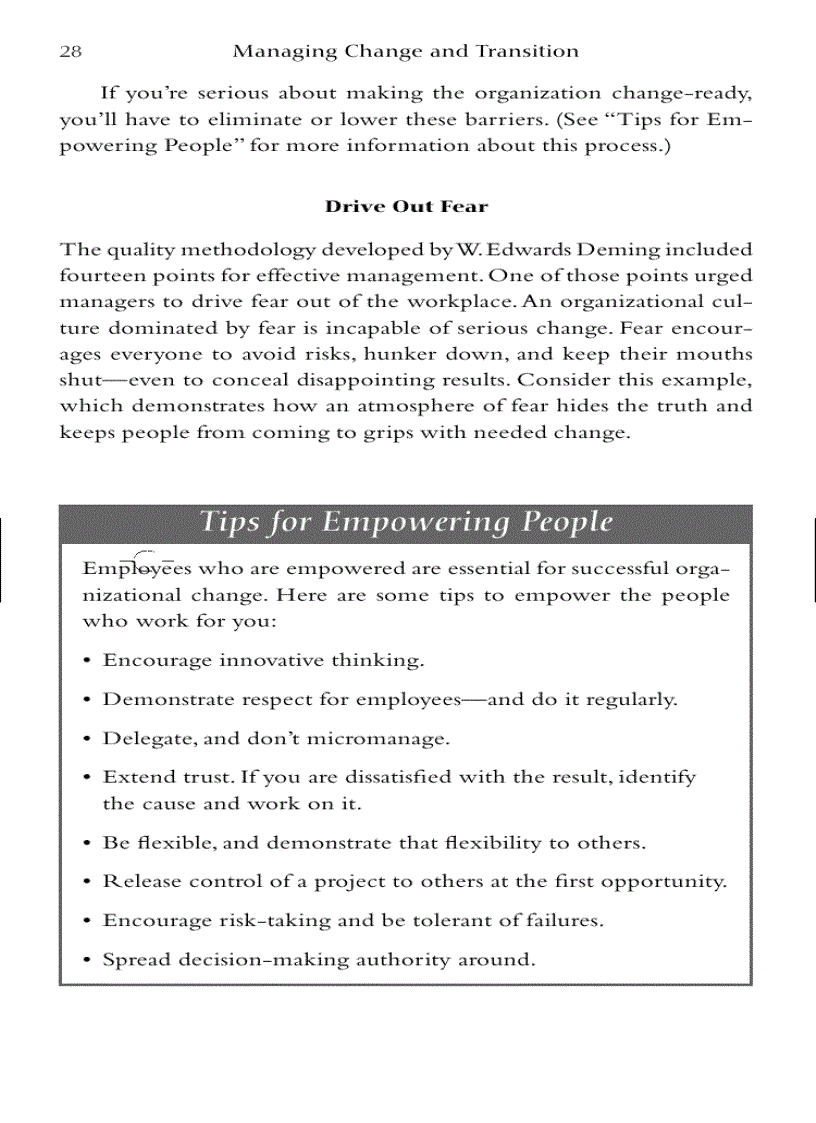 image for page Managing Change and Transition Harvard Business Essentials