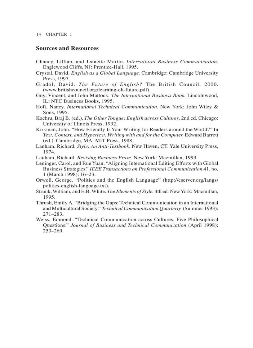 image for page The Elements Of International English Style