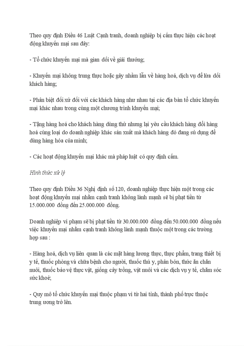 image for page Hành vi cạnh tranh không lành mạnh theo Luật cạnh tranh