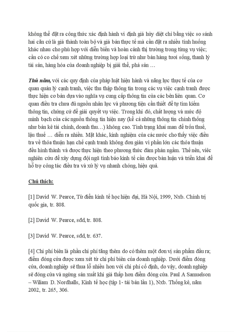 image for page Hành vi định giá hủy diệt và ứng dụng trong pháp luật cạnh tranh của việt nam