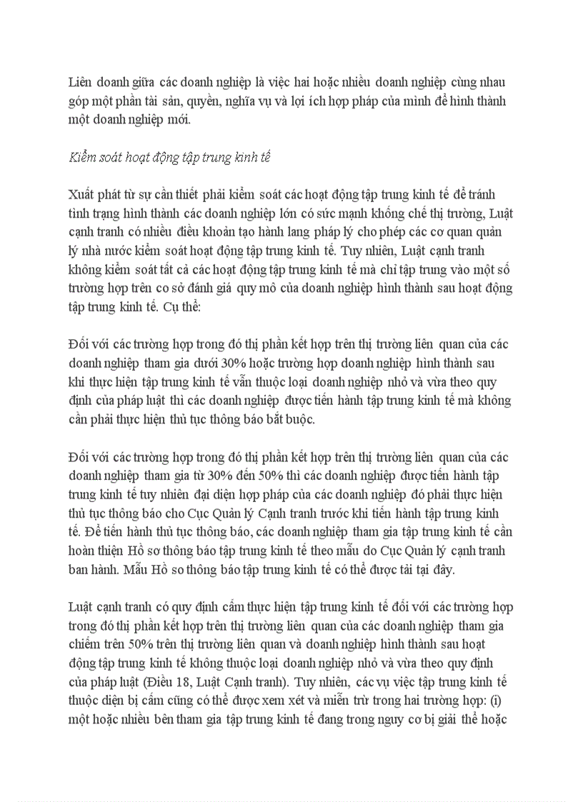 image for page Hành vi Hạn chế cạnh tranh