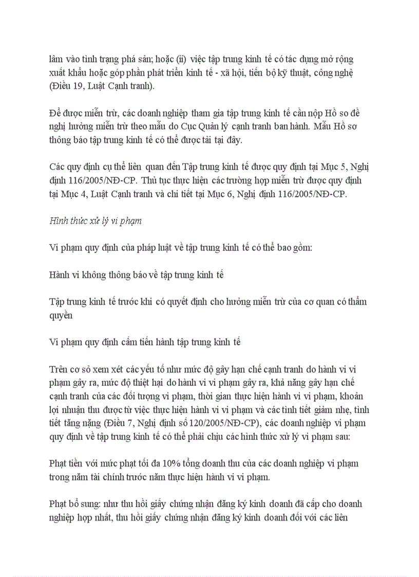 image for page Hành vi Hạn chế cạnh tranh