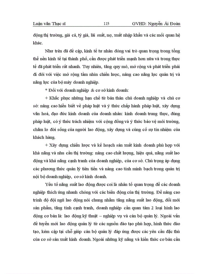 image for page Thực trạng và một số giải pháp nhằm hoàn thiện công tác đào tạo nhân lực quản lý doanh nghiệp vừa và nhỏ tại TP HCM 125 trang