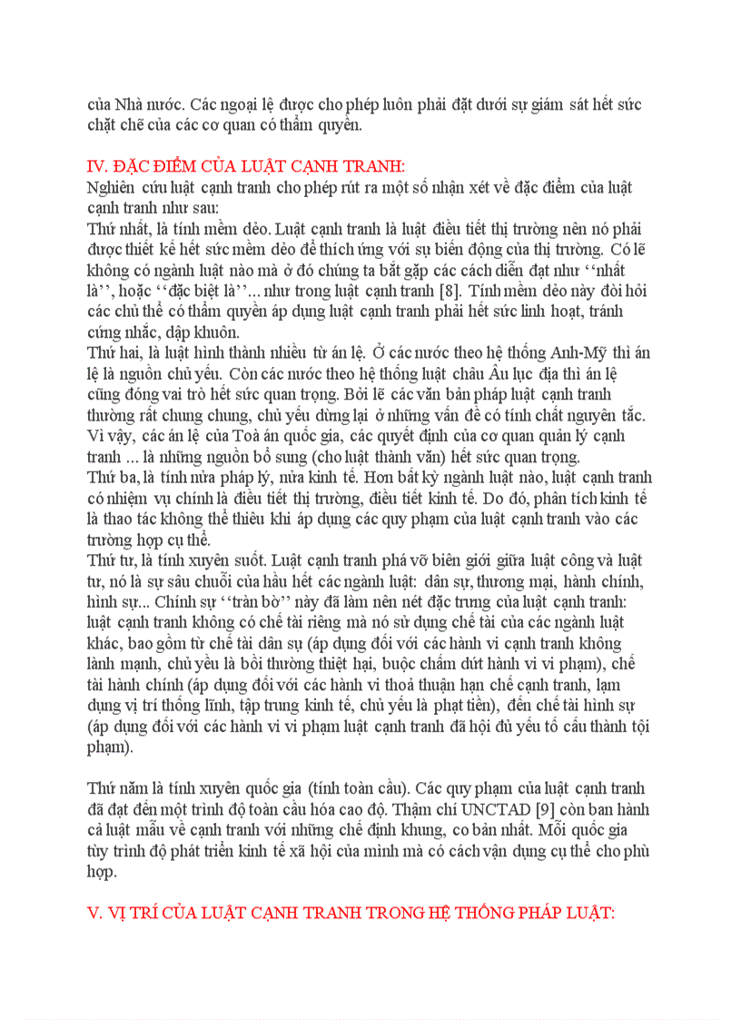 image for page Những vấn đề cơ bản của Luật Cạnh Tranh