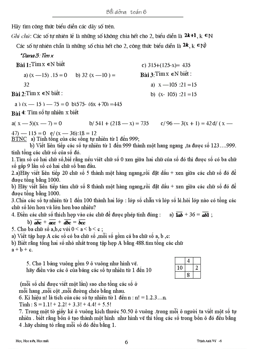 image for page Dạy thêm và bồi dưỡng toán lớp 6