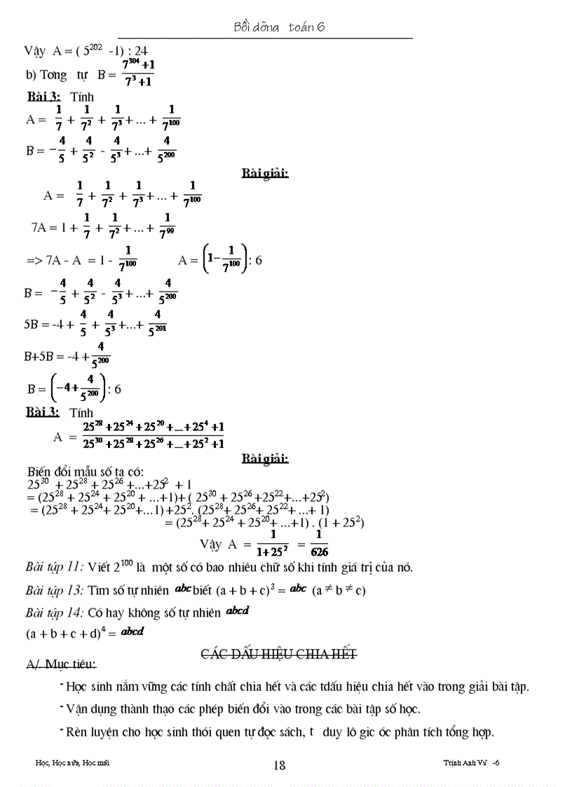 image for page Dạy thêm và bồi dưỡng toán lớp 6