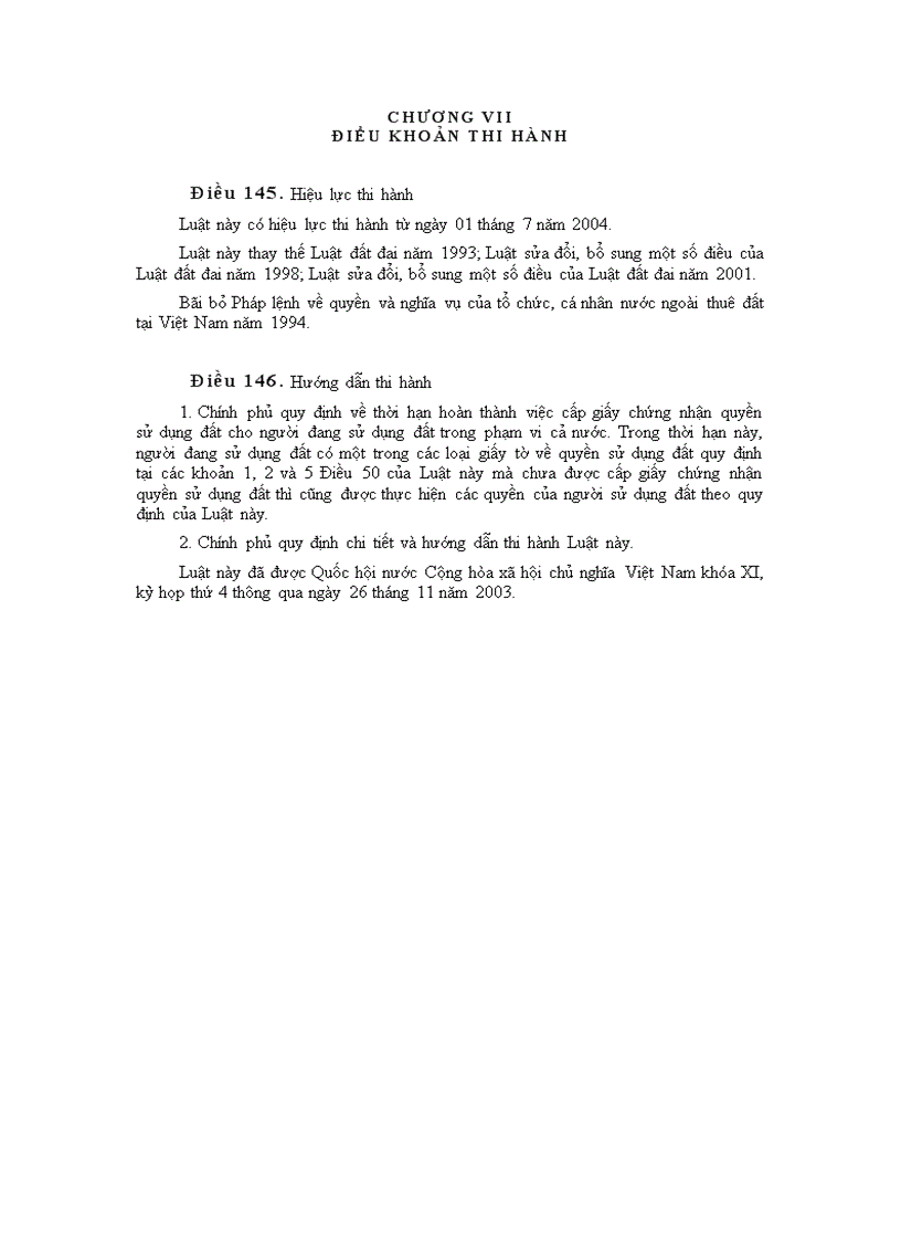 image for page Luật đất đai 2003