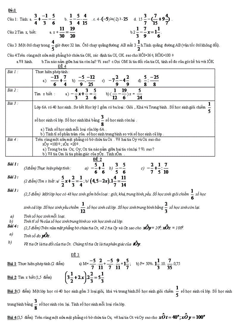 image for page Đề cương ôn tập toán lớp 6