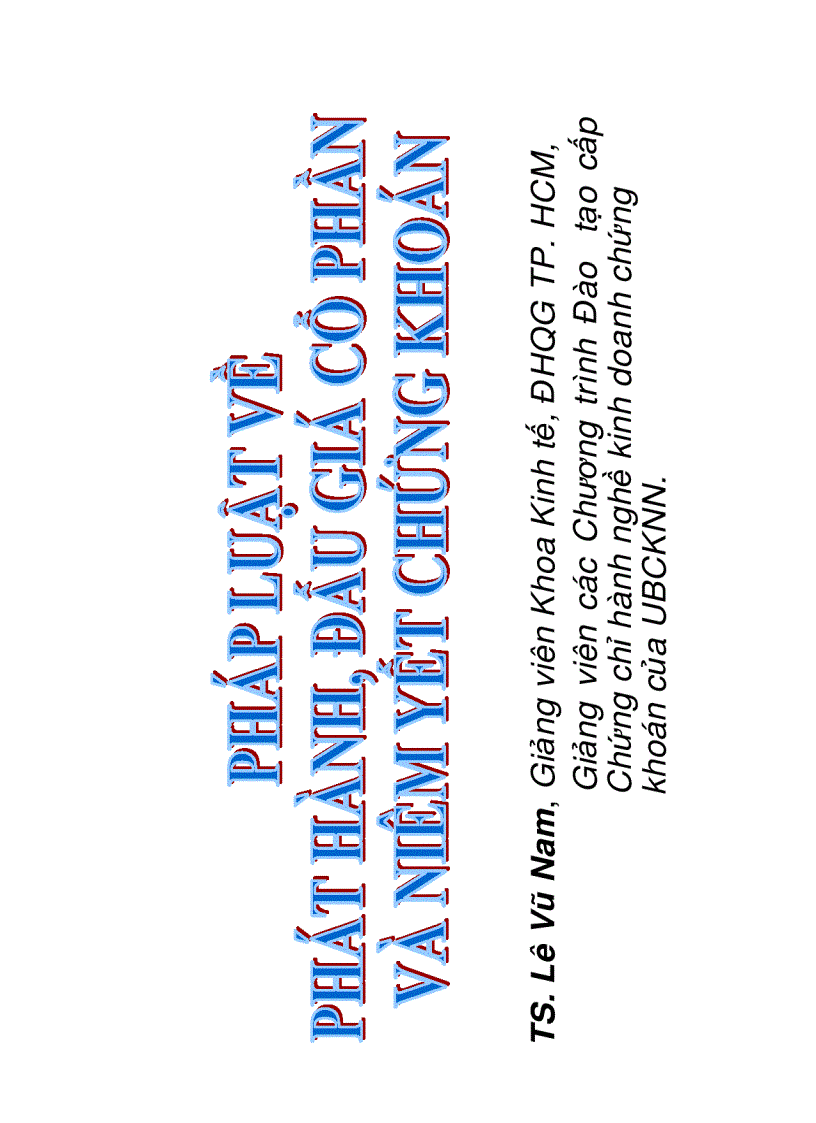 image for page Pháp luật về phát hành đấu giá cổ phần và niêm yết chứng khoán