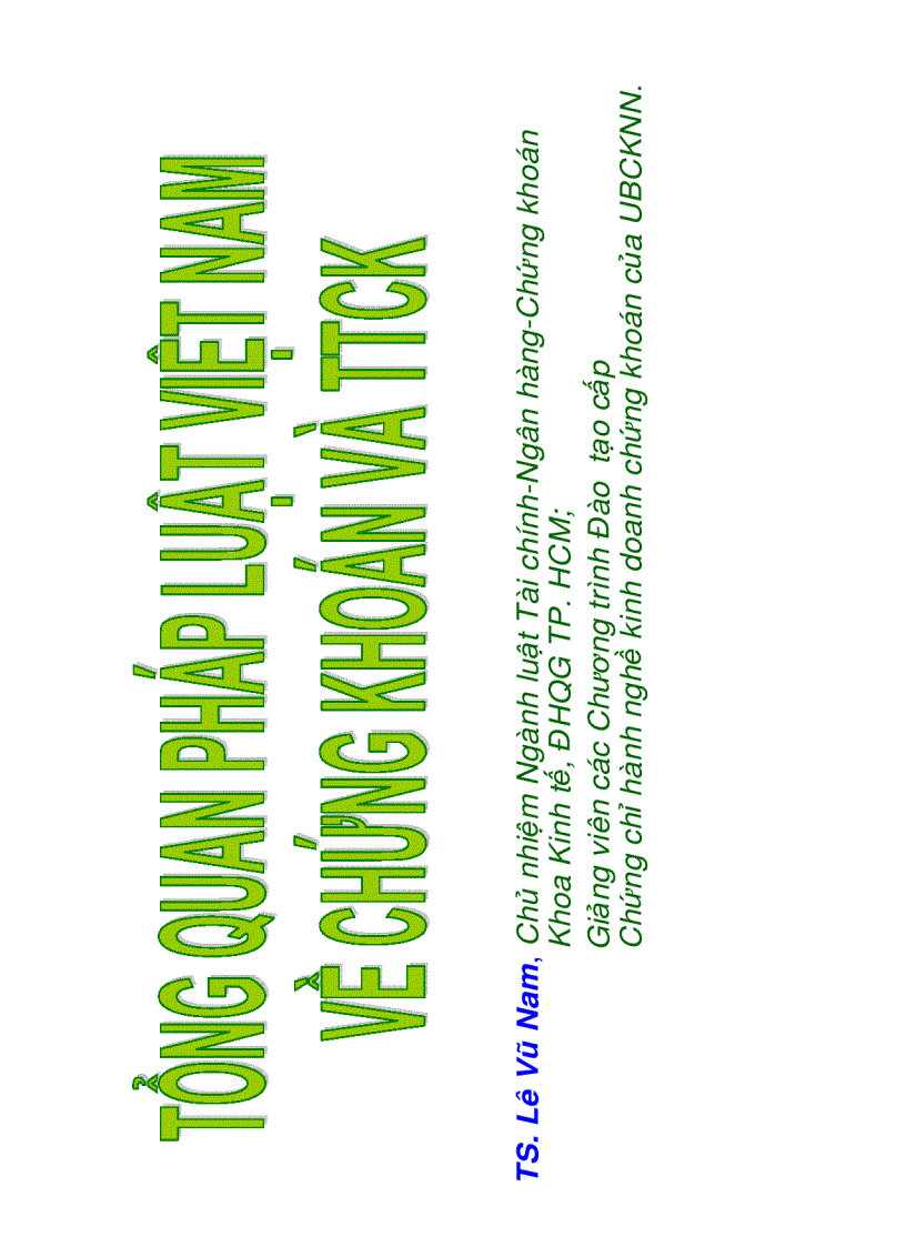 image for page Tổng quan pháp luật Việt Nam về chứng khoán và thị trường chứng khoán