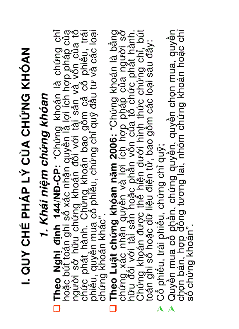 image for page Quy chế pháp lý của chứng khoán và thị trường chứng khoán