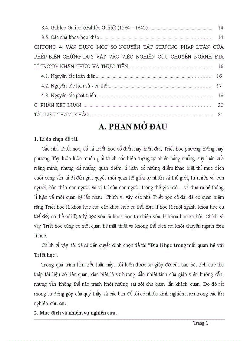 image for page Địa lý học trong mối quan hệ với triết học