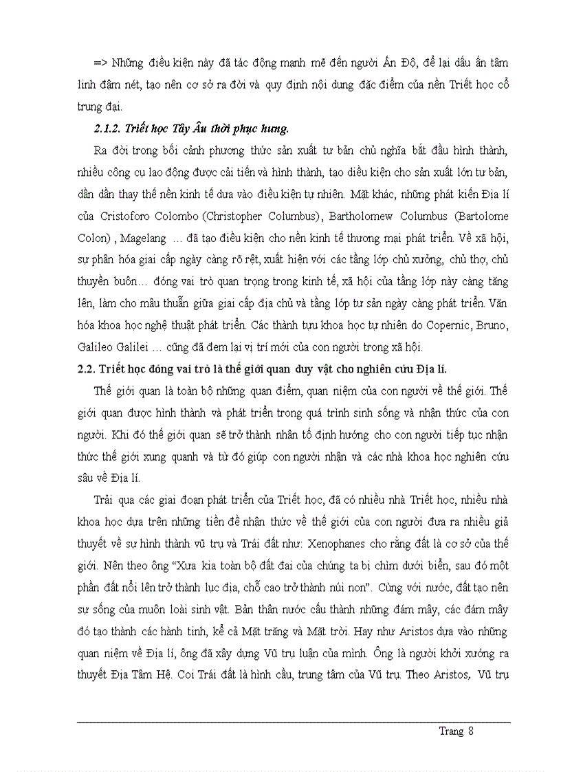 image for page Địa lý học trong mối quan hệ với triết học