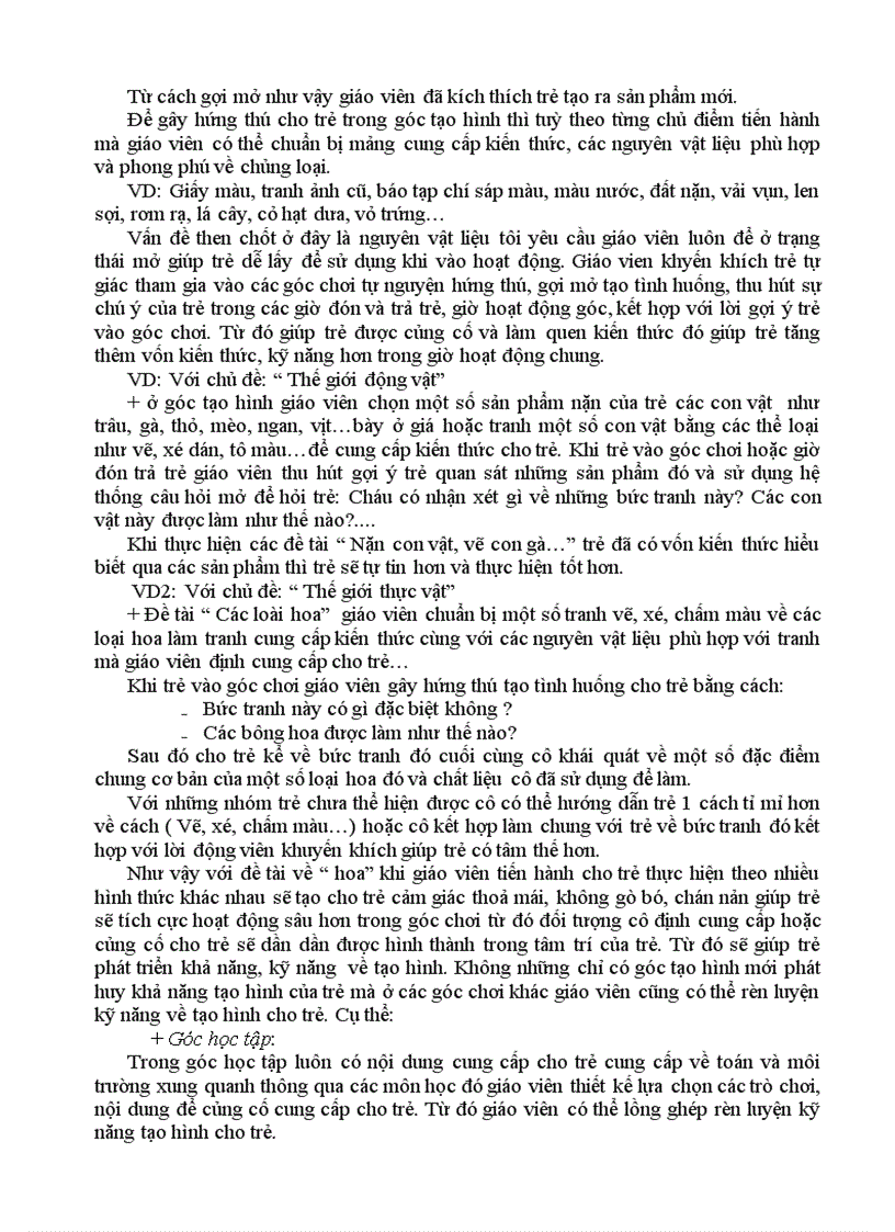 image for page Biện pháp chỉ đạo hoạt động tạo hình cho trẻ trong trường mầm non