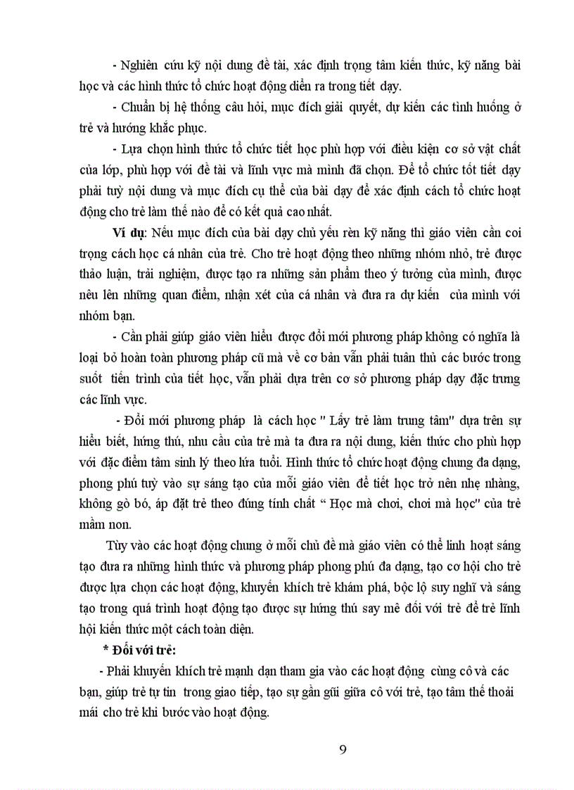 image for page Sáng kiến kinh nghiệm một số biện pháp giúp giáo viên sáng tạo trong tổ chức hoạt động chung cho trẻ 4 5 tuổi theo chương trình mầm non mới