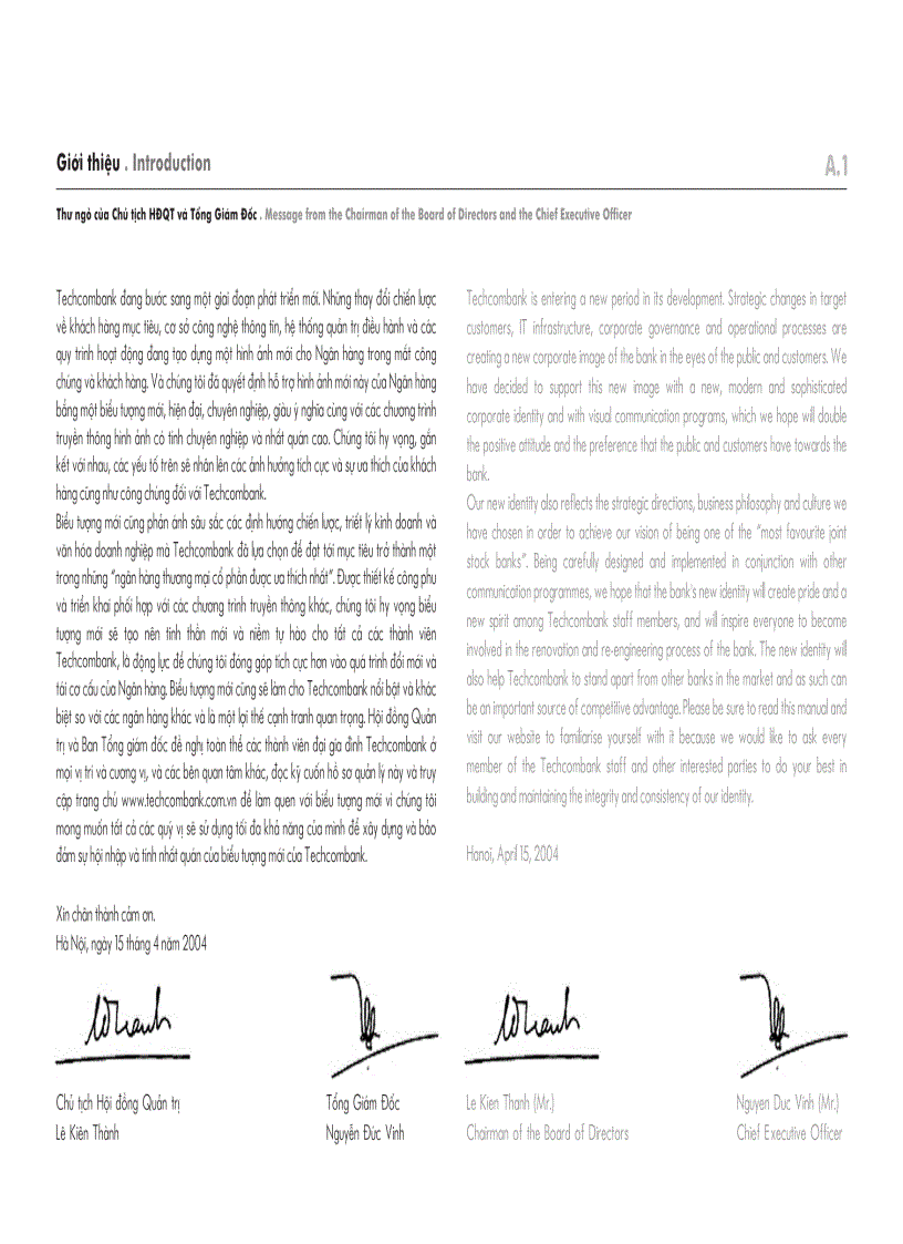 image for page Hệ thống nhận diện thương hiệu Techcombank