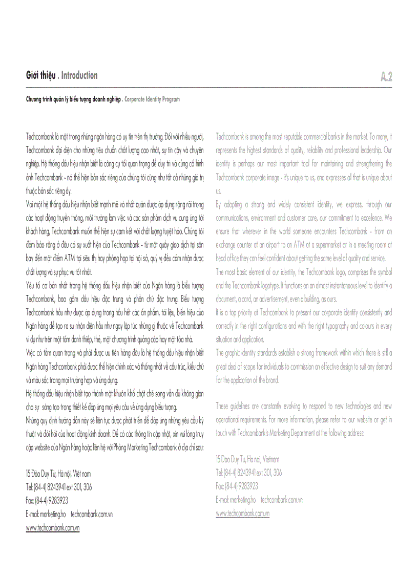 image for page Hệ thống nhận diện thương hiệu Techcombank