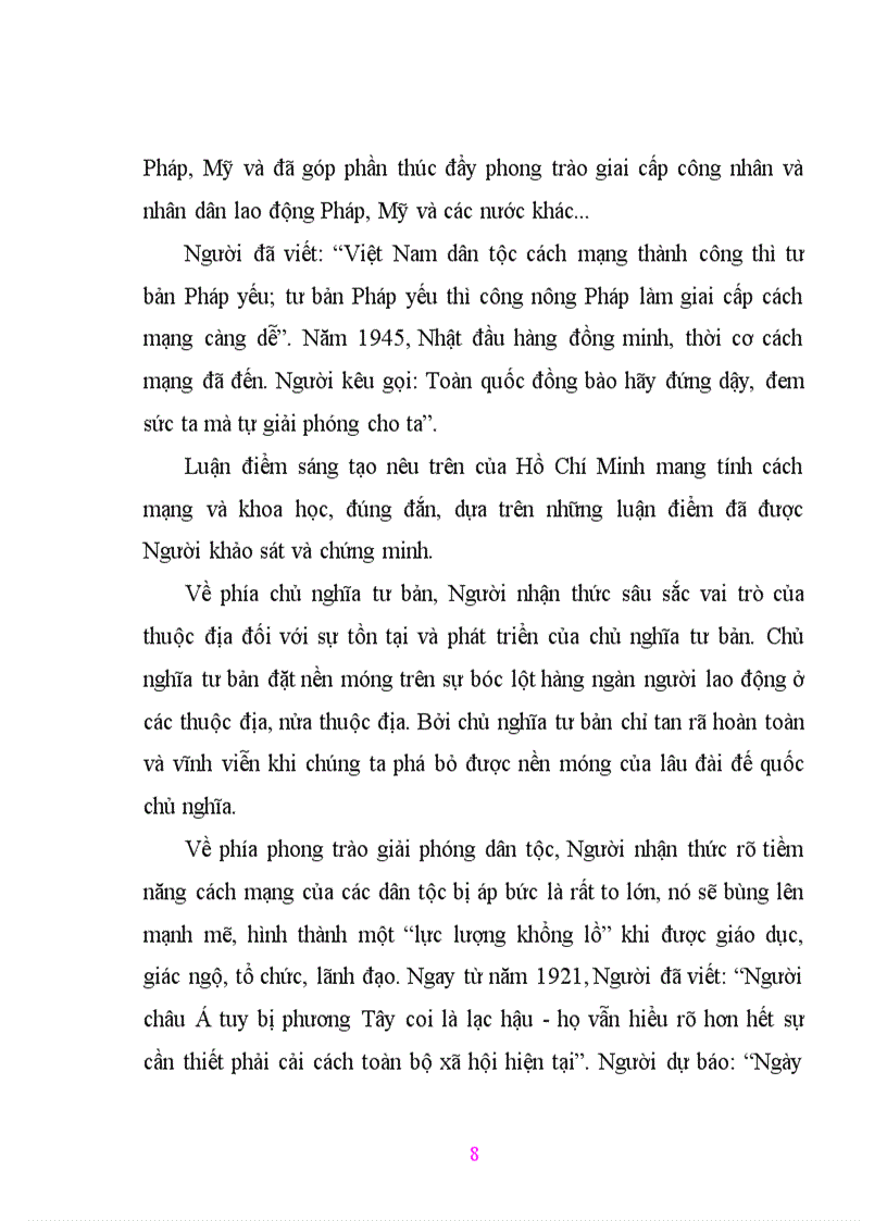 image for page Chứng minh Cách mạng vô sản ở các nước thuộc địa có thể nổ ra và giành thắng lợi trước cách mạng vô sản ở chính quốc